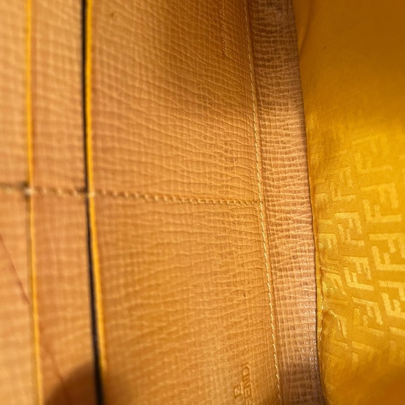 FENDI Tobacco Zucca Coated Canvas Zip Around Wallet - Picture 12 of 12